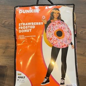 Dunkin Donuts Strawberry Donut Halloween Costume!